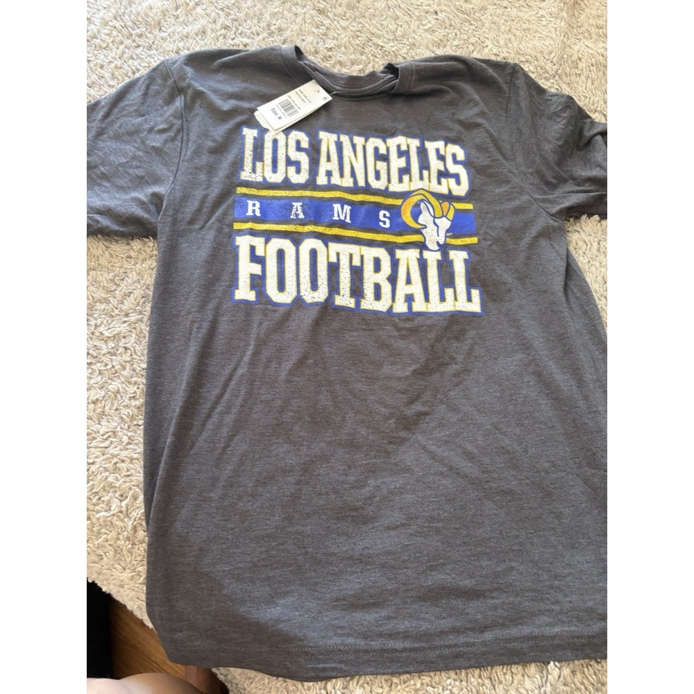 LA Rams‎ T-Shirt Blue with  NFL Team Apparel Size Medium